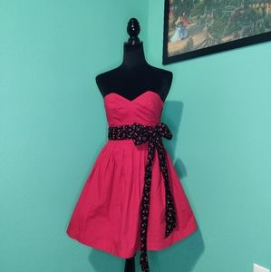 Retro Red Vintage Style Dress